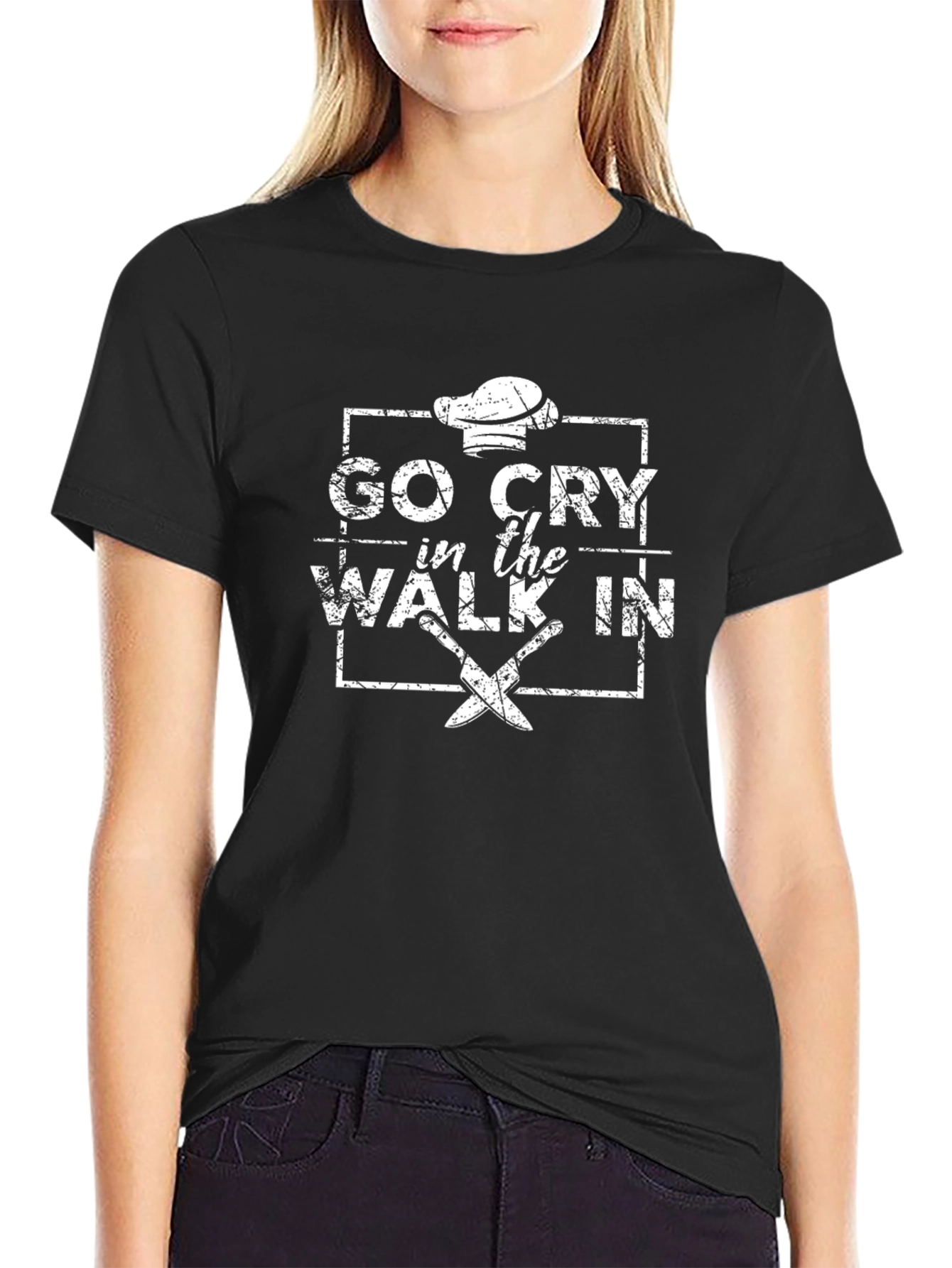 Go Cry in the Walk-In Chef T-Shirt