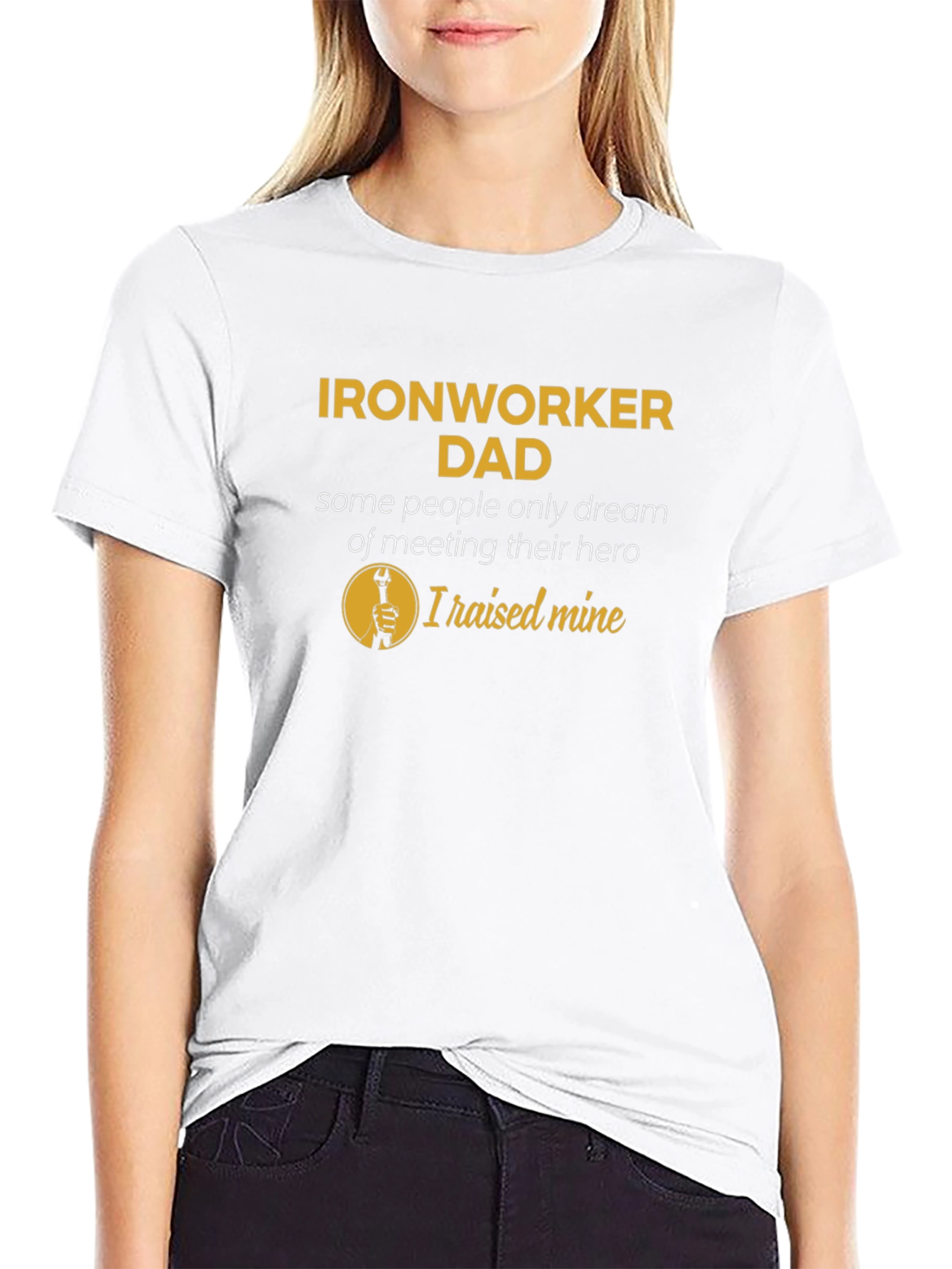 Ironworker Dad Hero T-Shirt