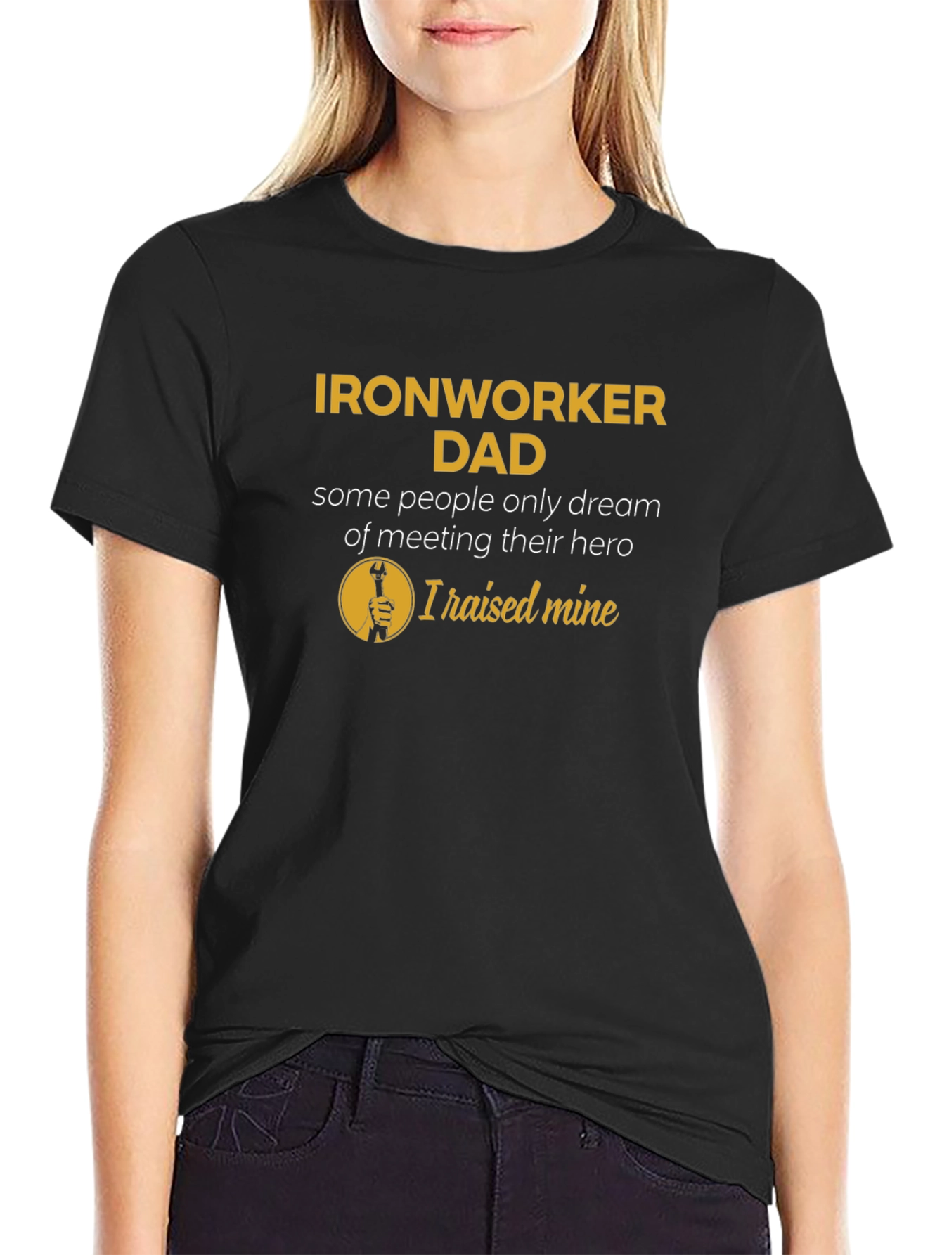 Ironworker Dad Hero T-Shirt