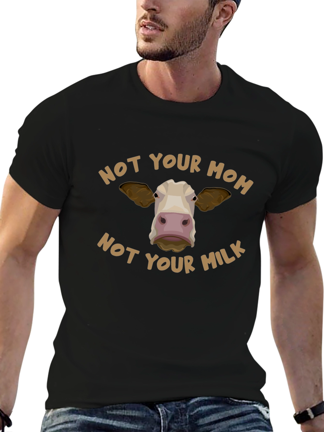 Not Your Mom Not Your Milk Vegan T-Shirt