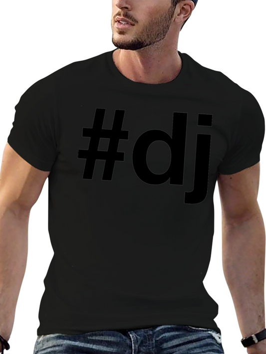 Hashtag DJ Black T-Shirt