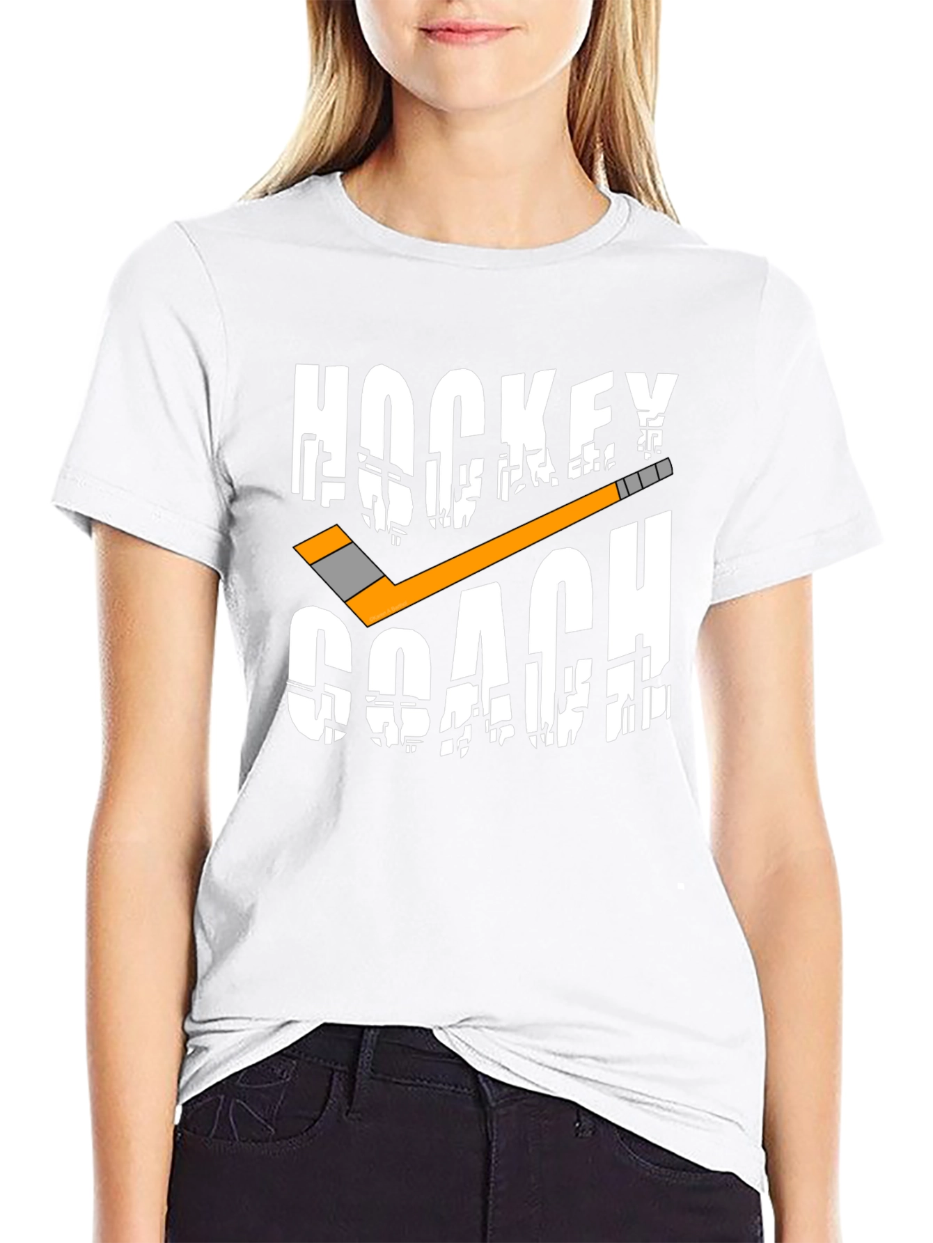 Hockey Coach Graphic T-Shirt