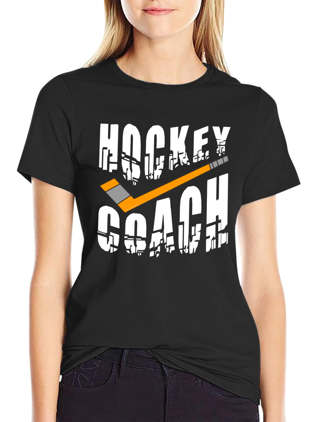 Hockey Coach Graphic T-Shirt