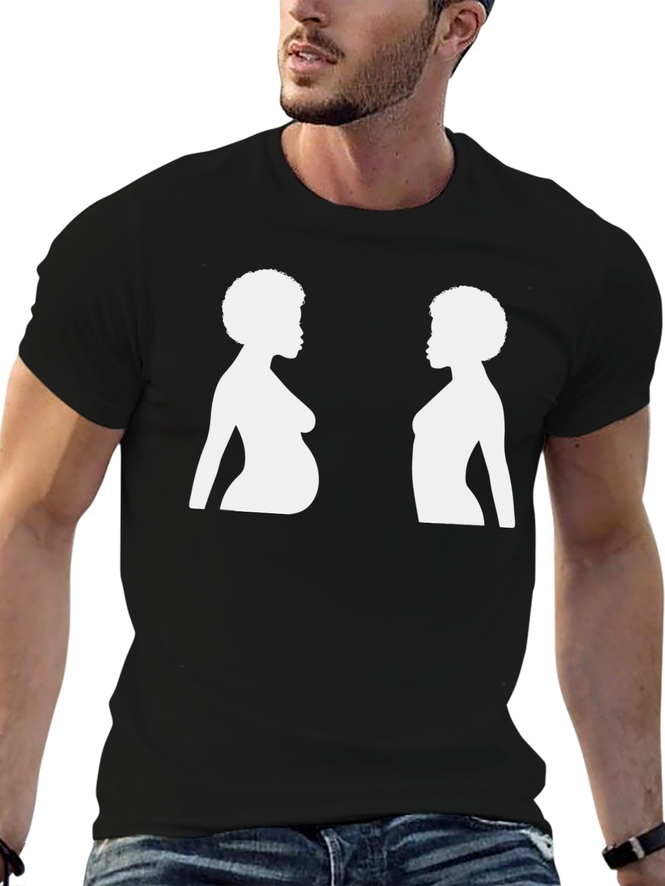 Pregnancy Silhouette T-Shirt - Unisex