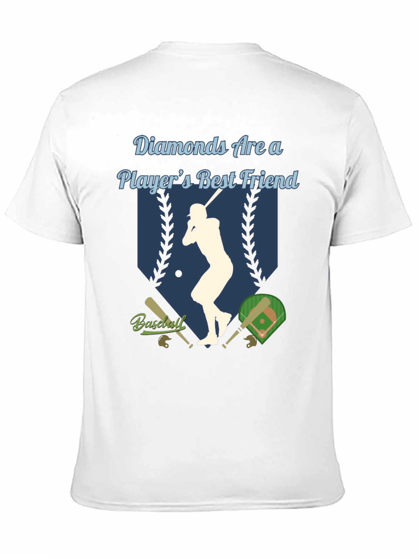 Diamonds Are a Players Best Friend Baseball T-Shirt