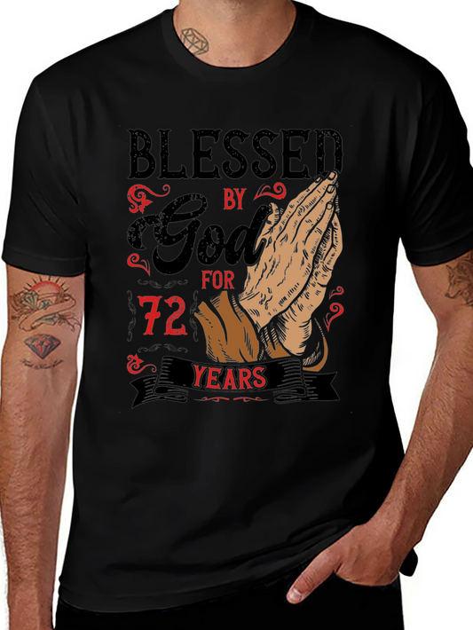 Blessed by God 72 Years T-Shirt