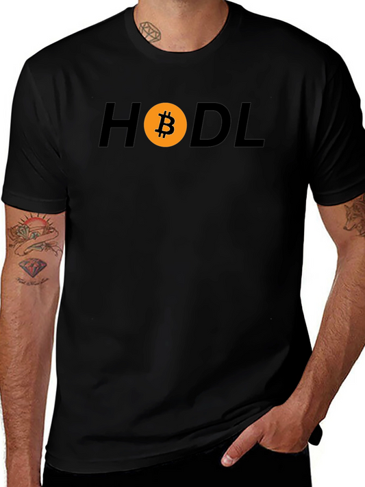 HODL Bitcoin Crypto T-Shirt - Black
