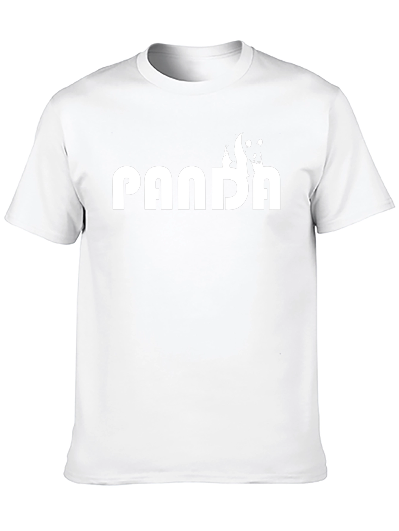PANDA Graphic Tee - Black Cotton T-Shirt