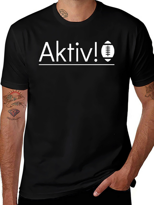 Aktiv! Football Graphic Tee - Stylish Sportswear