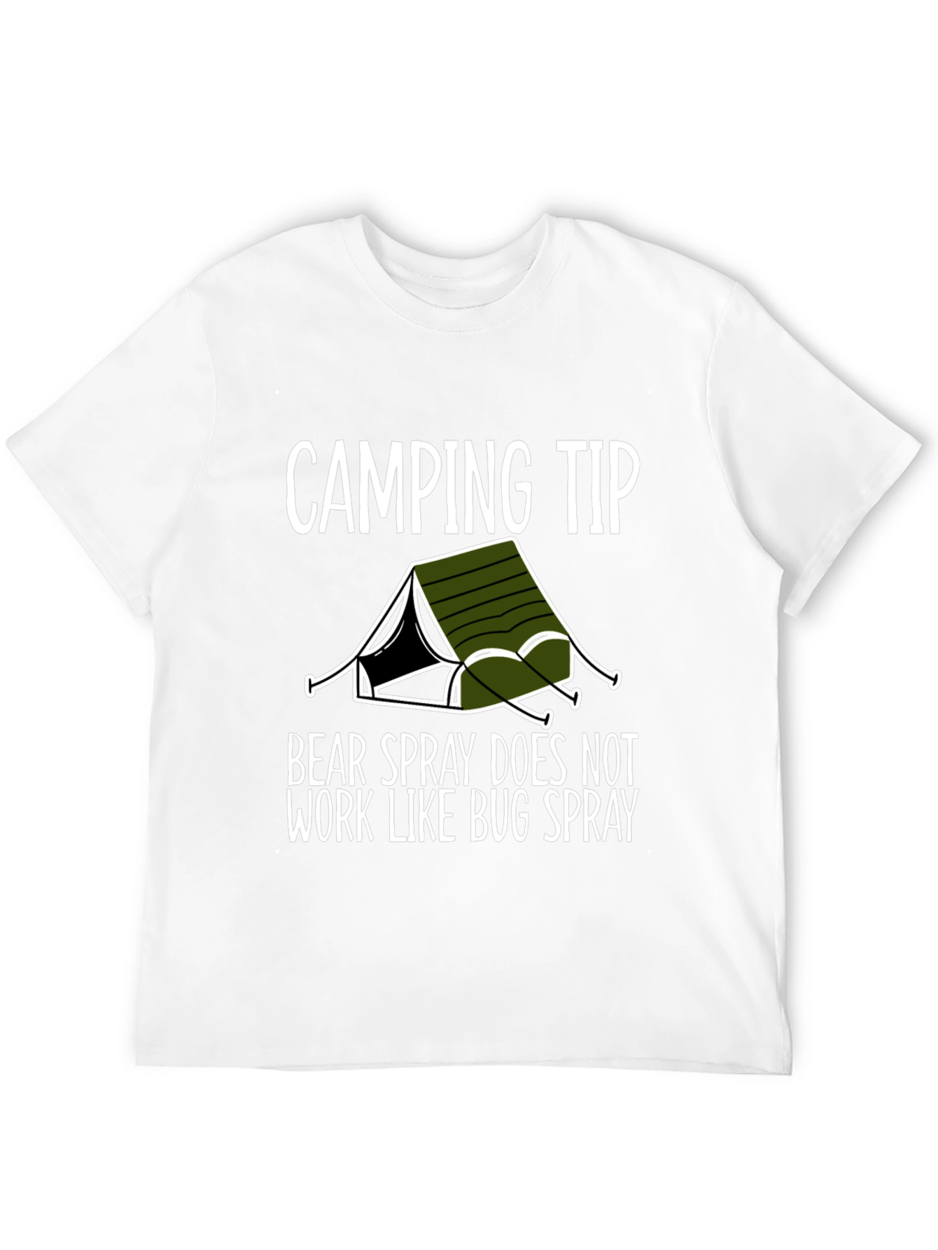 Camping Tip Bear Spray Graphic Tee