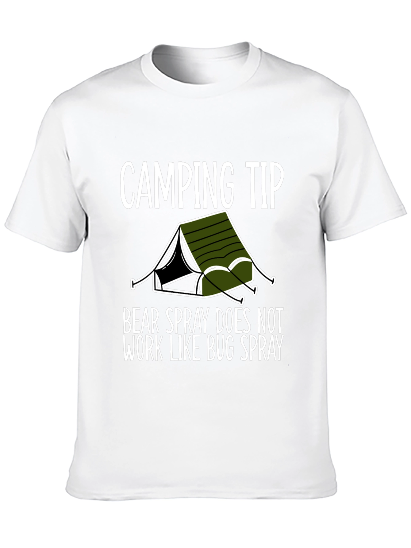 Camping Tip Bear Spray Graphic Tee