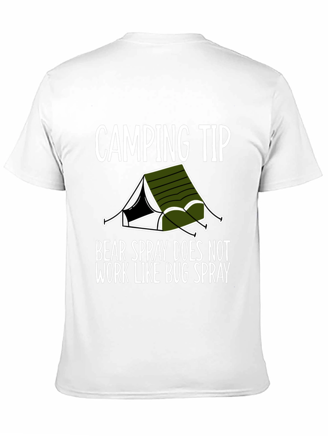 Camping Tip Bear Spray Graphic Tee
