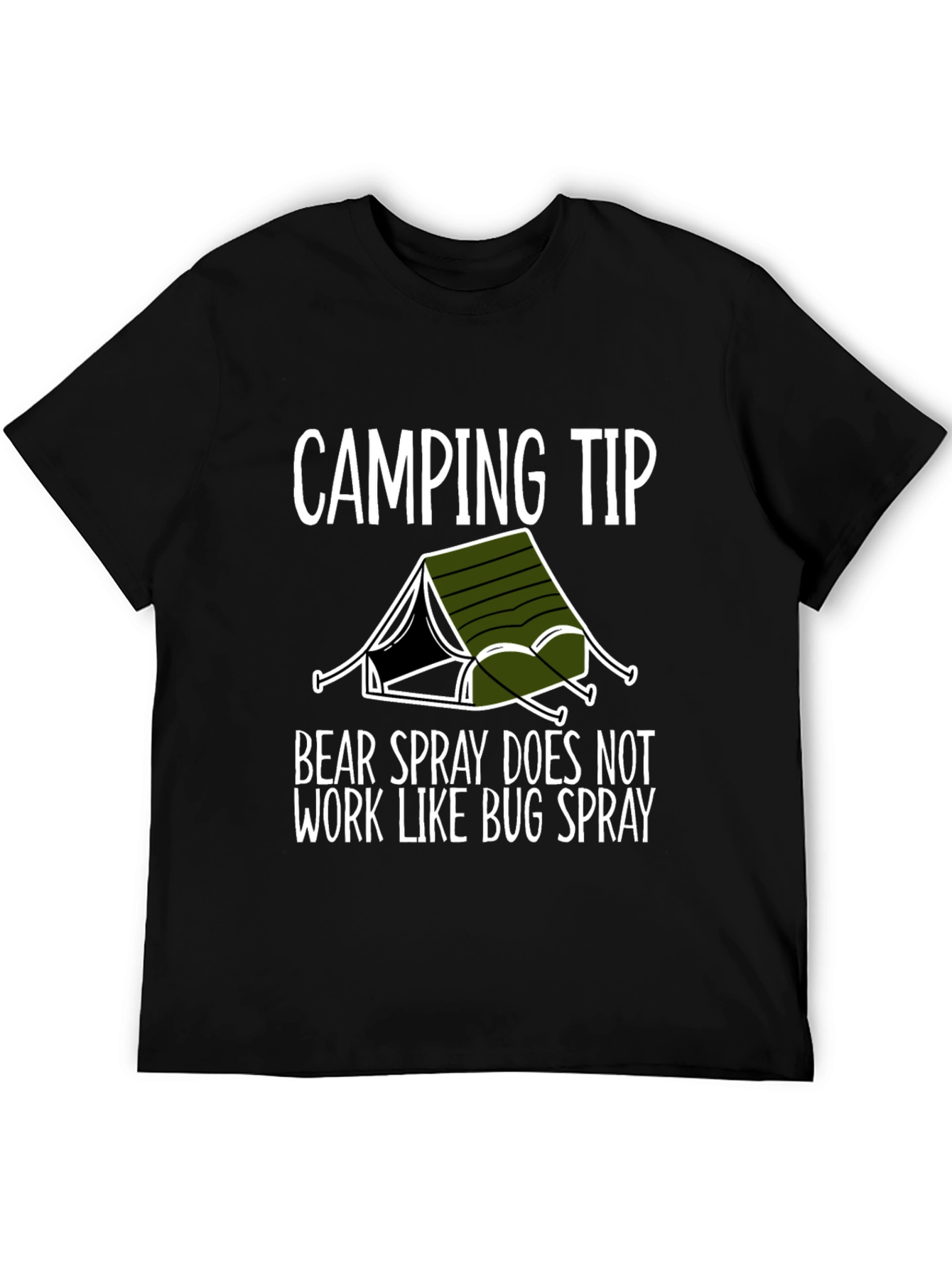 Camping Tip Bear Spray Graphic Tee