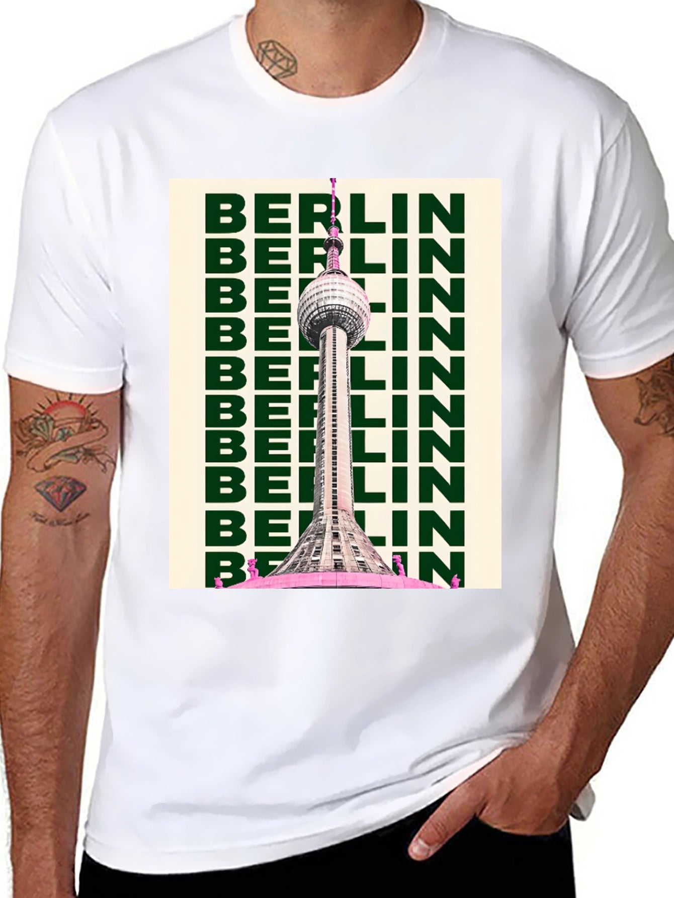 Berlin Tower Graphic Tee - Unisex Short Sleeve