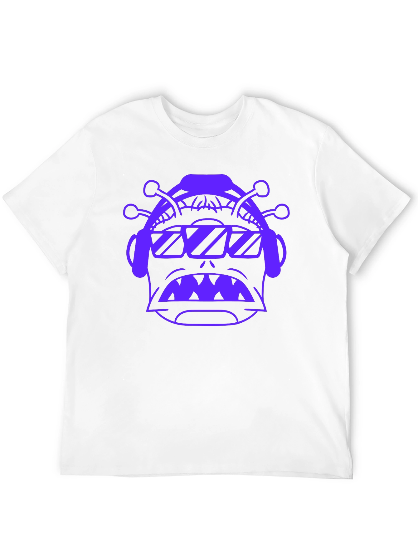 Retro Alien Graphic Black T-Shirt