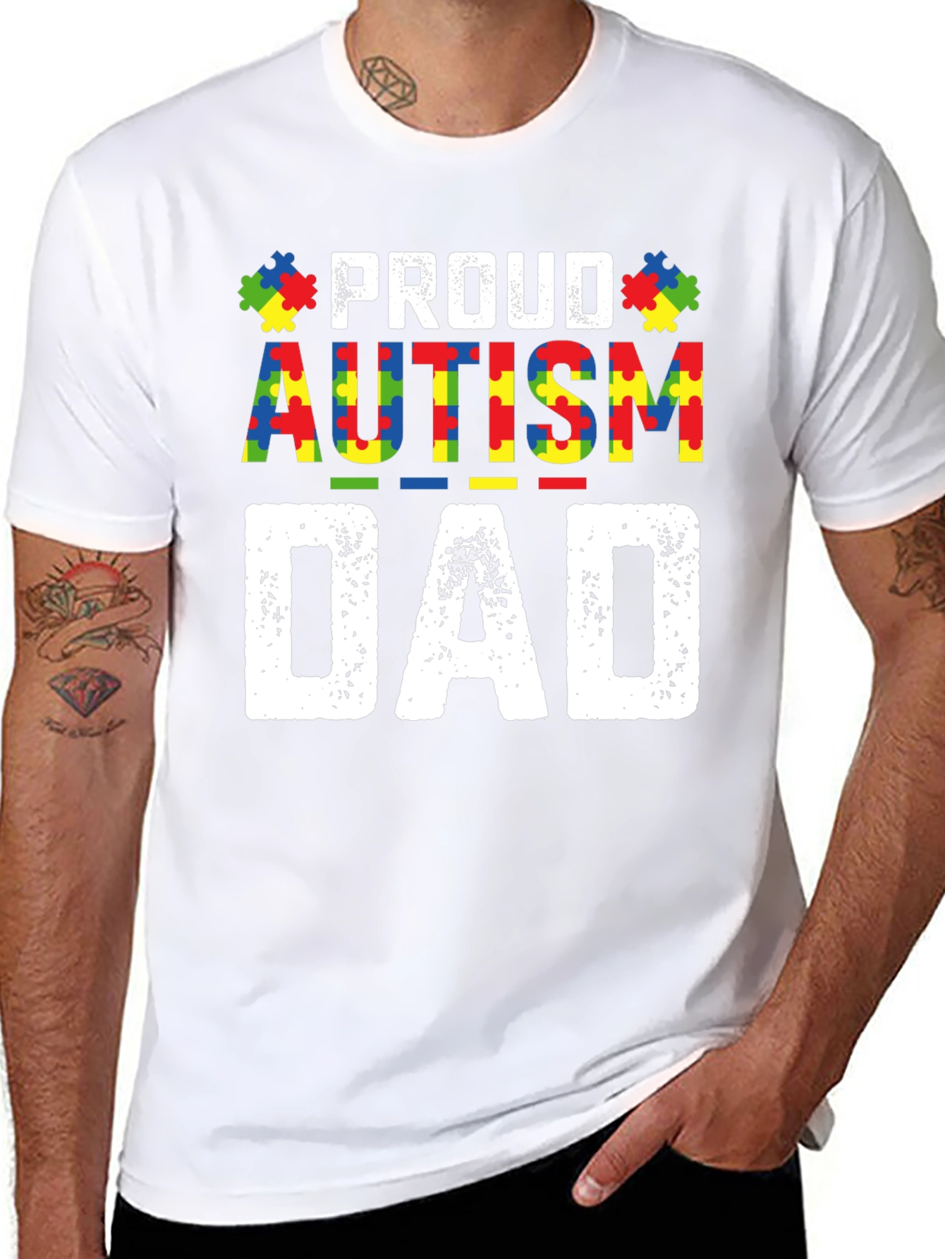 Proud Autism Dad T-Shirt