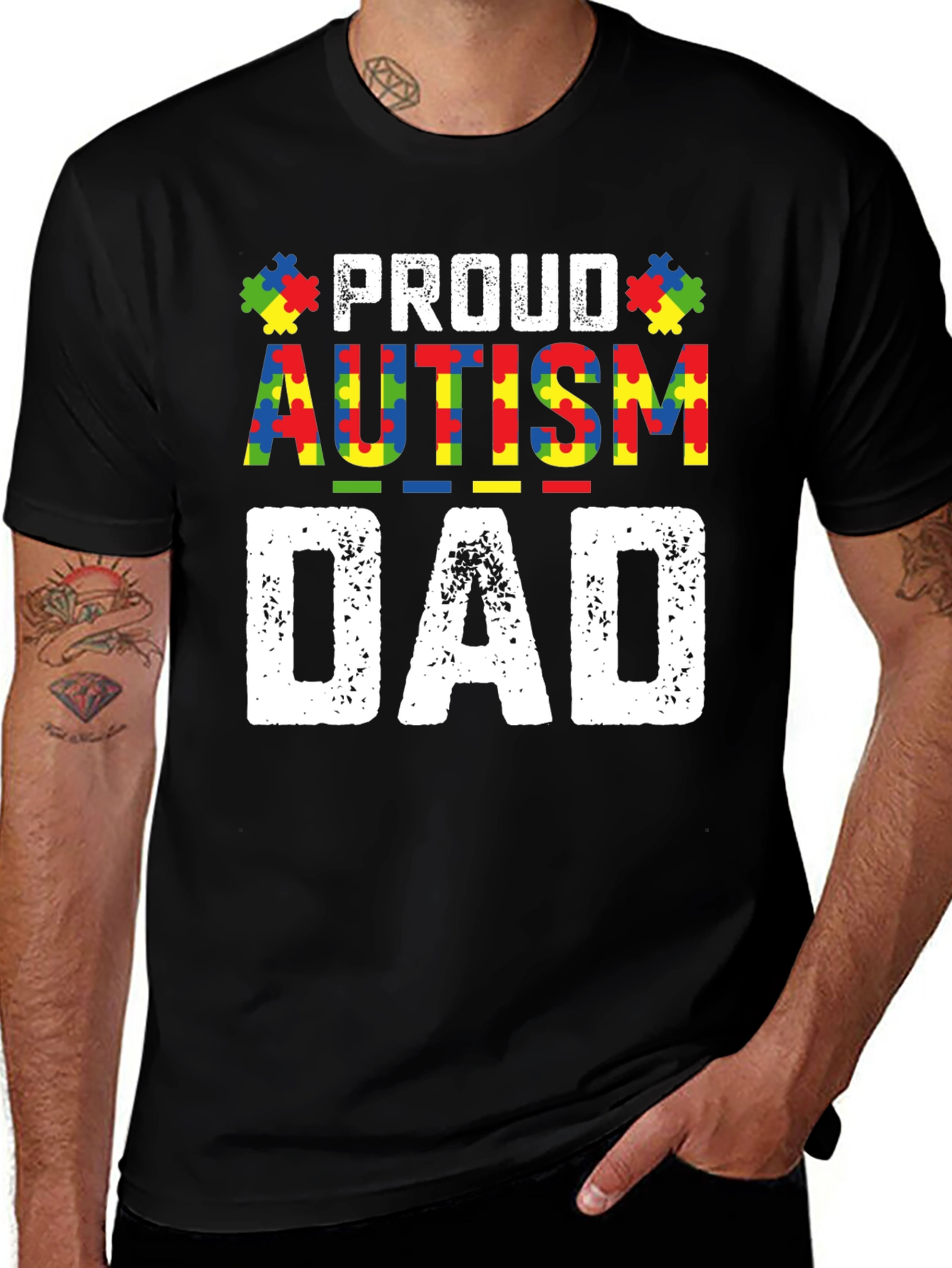 Proud Autism Dad T-Shirt