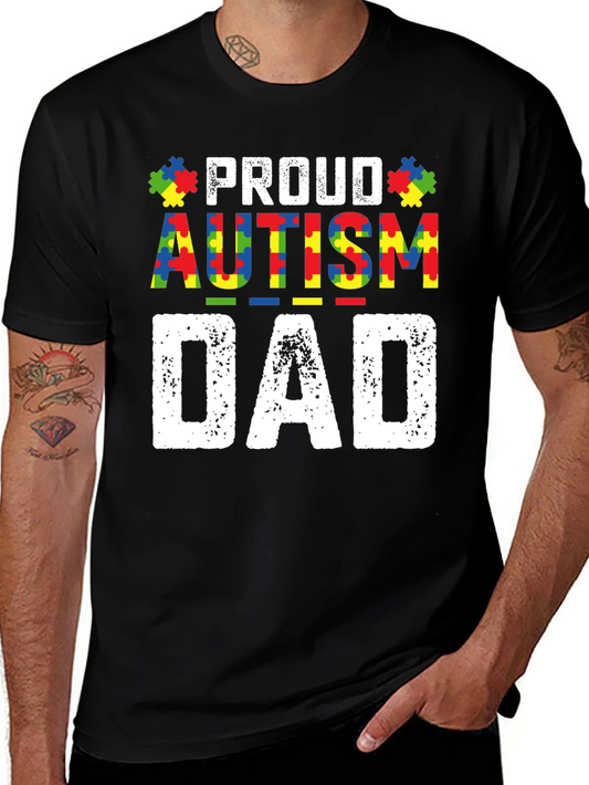 Proud Autism Dad T-Shirt