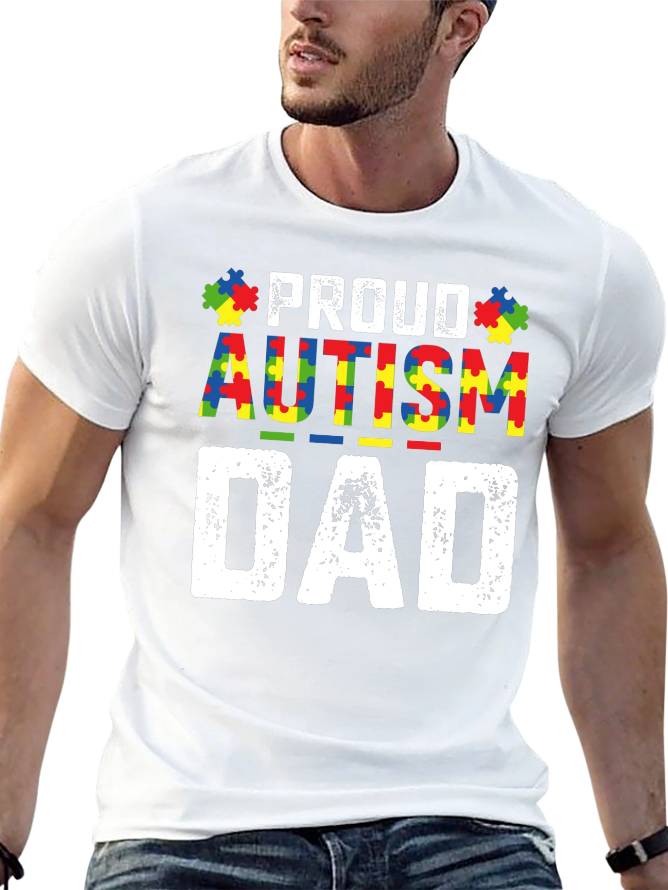 Proud Autism Dad T-Shirt
