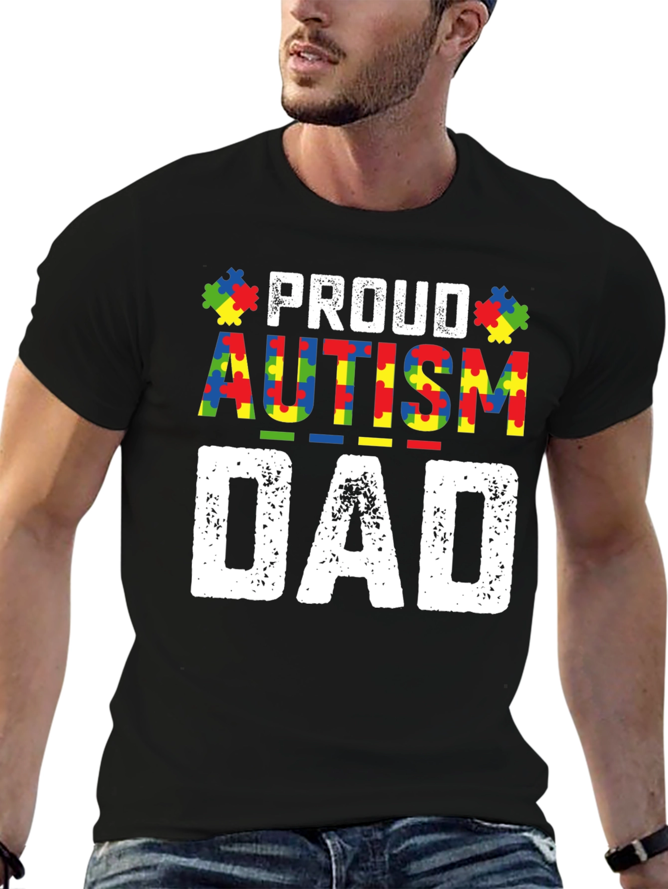 Proud Autism Dad T-Shirt