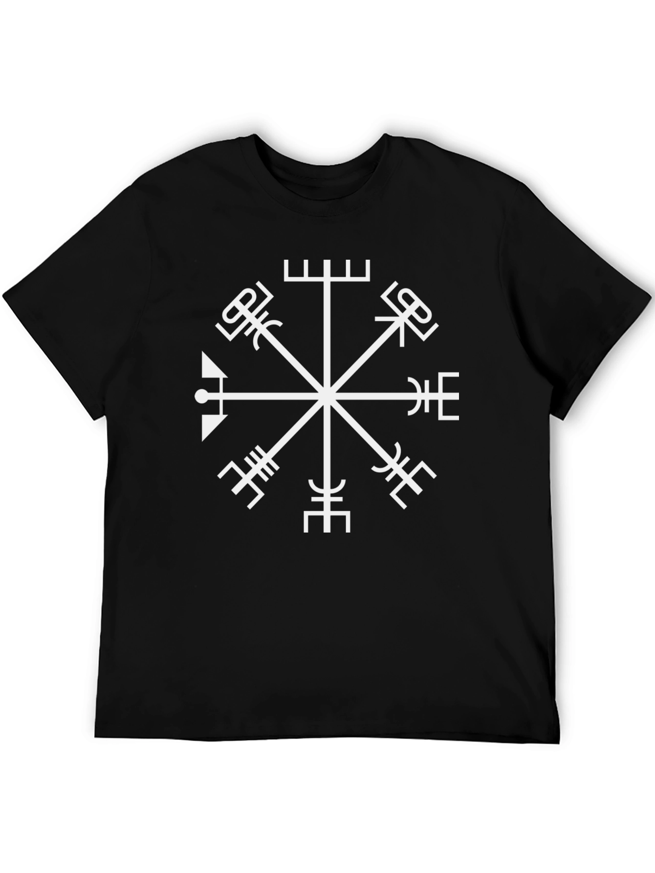 Vegvisir Compass T-Shirt - Viking Norse Runes