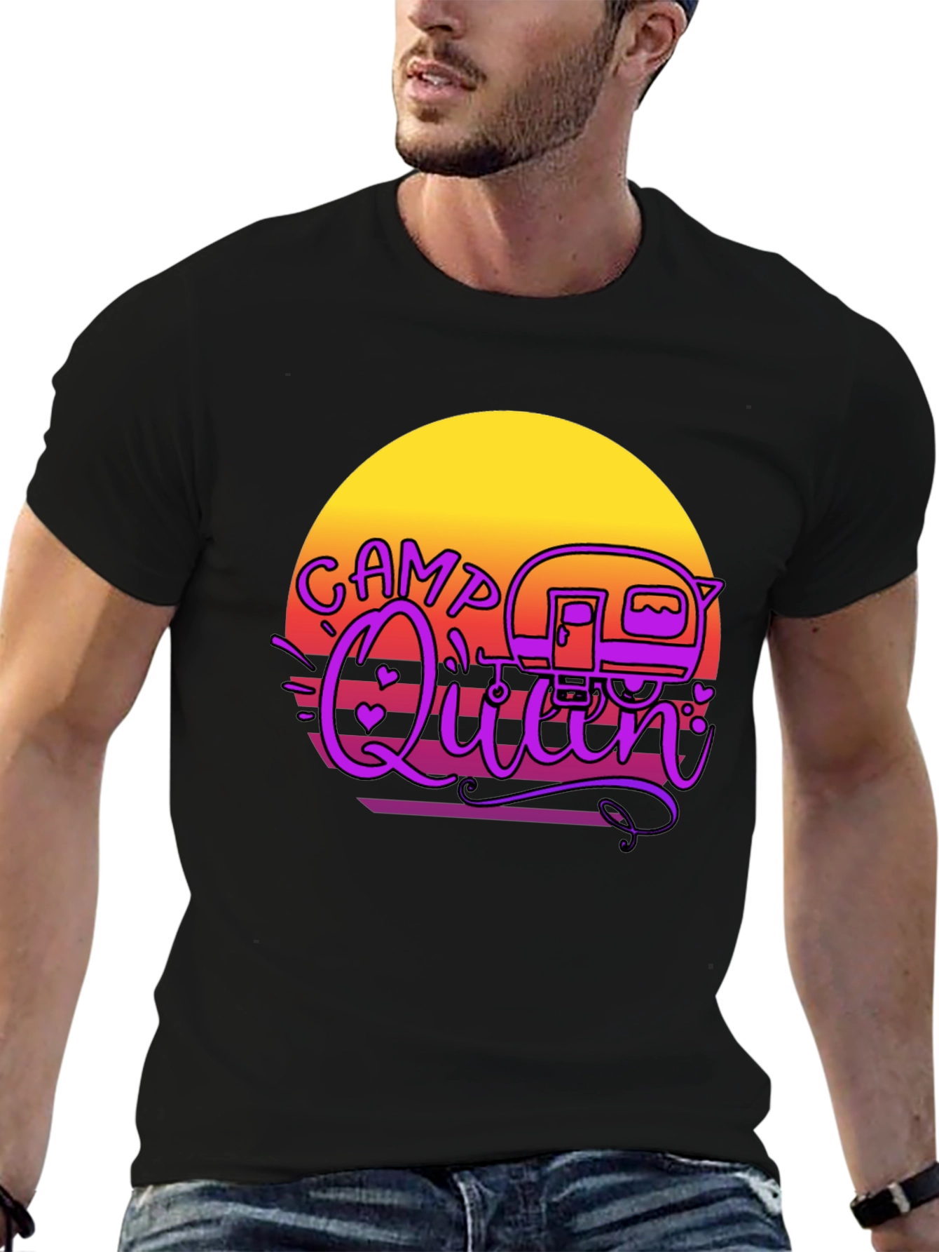 Camp Queen Retro Graphic Tee