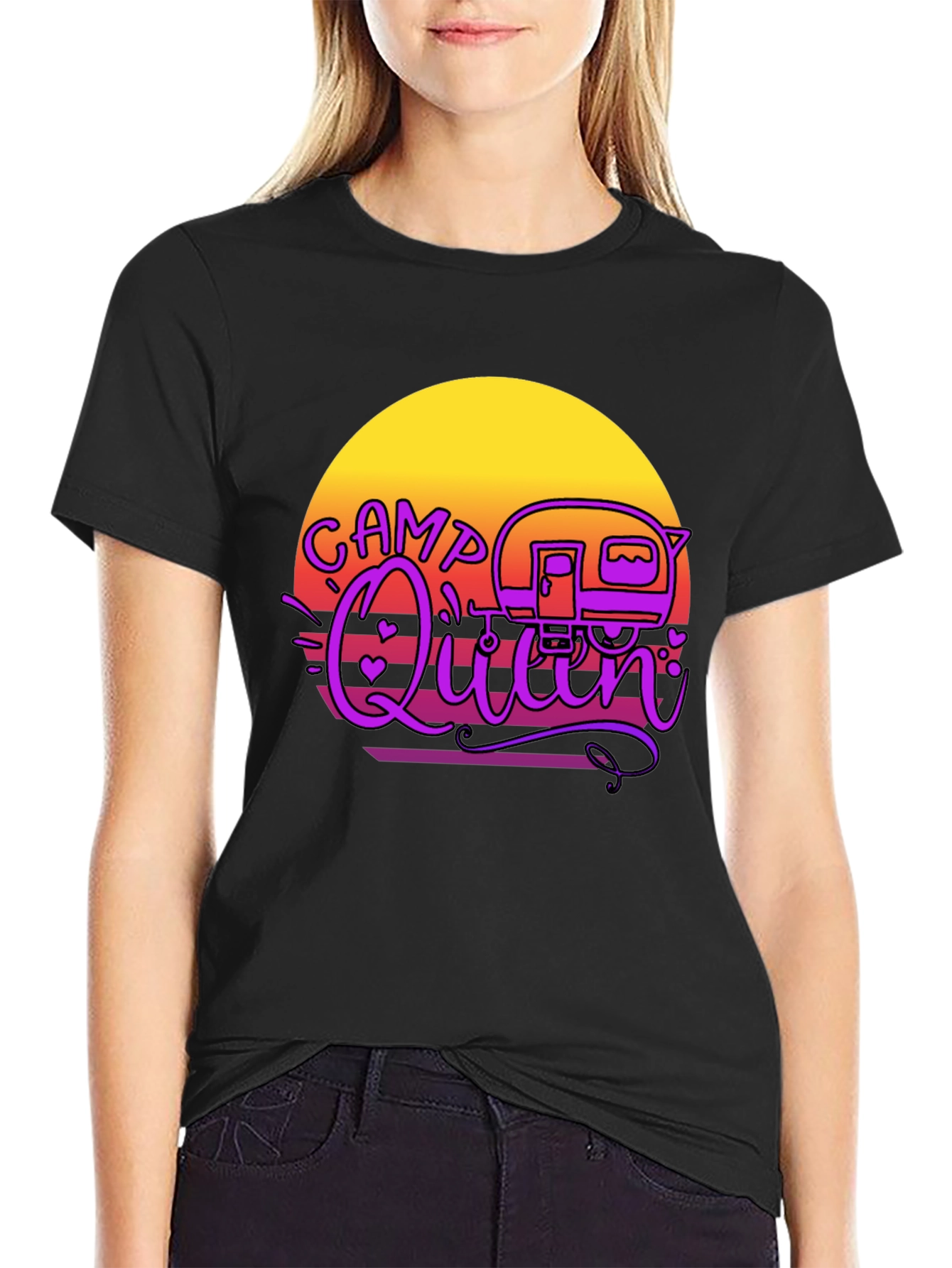 Camp Queen Retro Graphic Tee