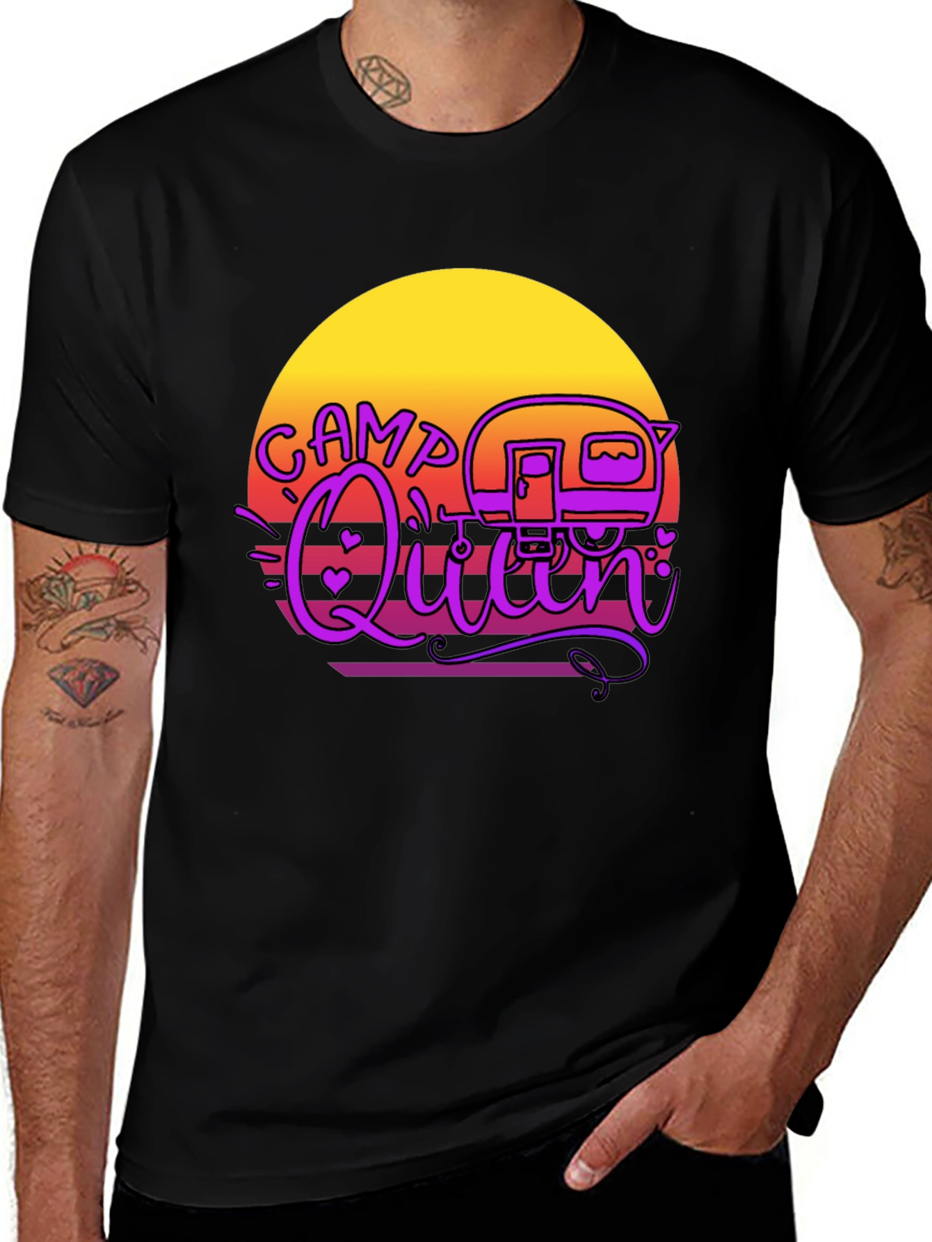 Camp Queen Retro Graphic Tee