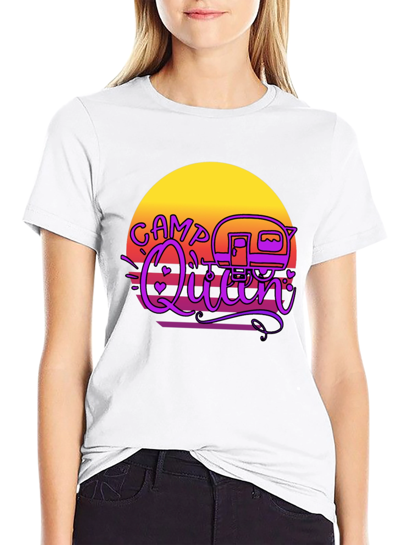 Camp Queen Retro Graphic Tee