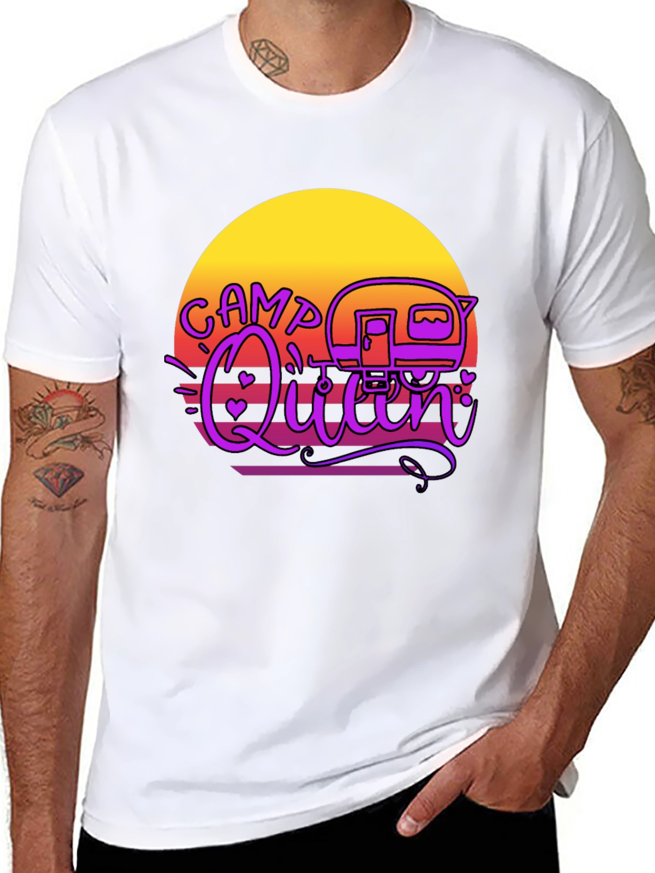 Camp Queen Retro Graphic Tee