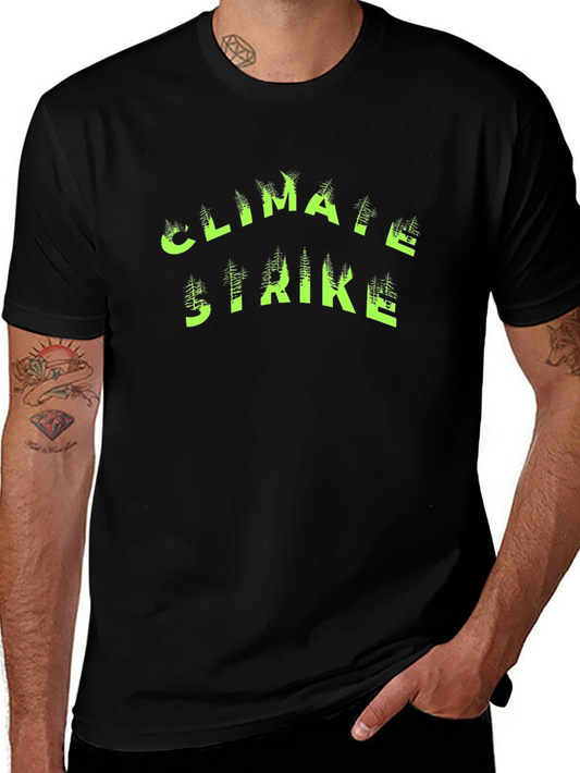 Climate Strike Tee - Black Graphic T-Shirt