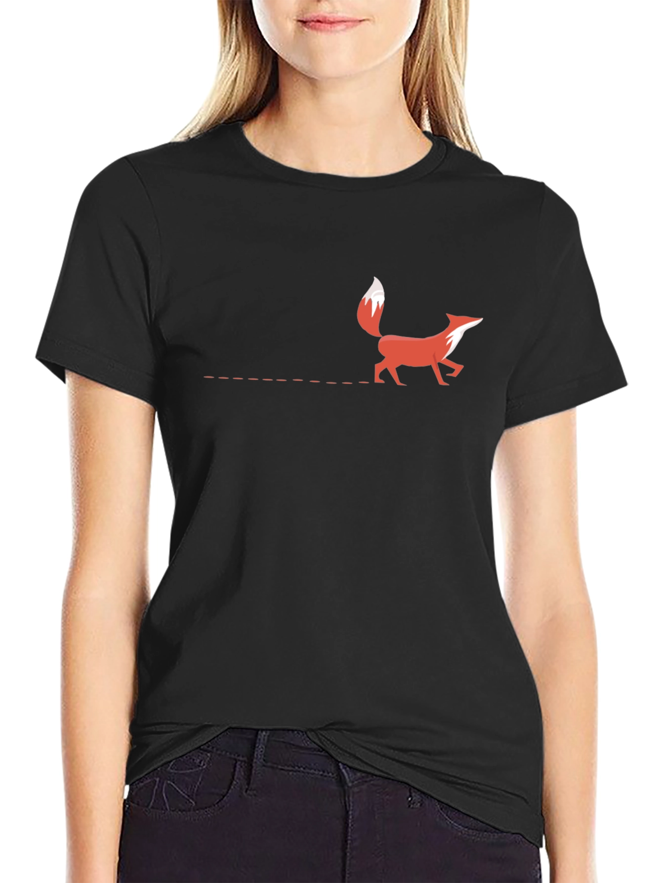 Fox Graphic Black T-Shirt