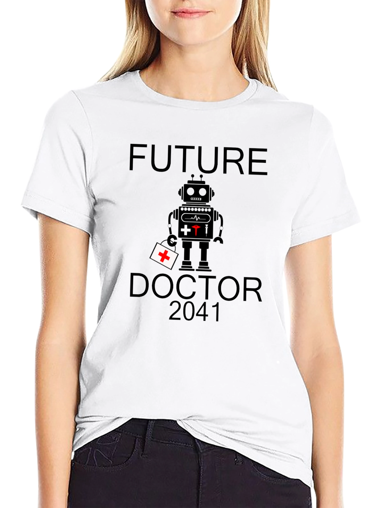 Future Doctor Robot T-Shirt - Medical Student Gift