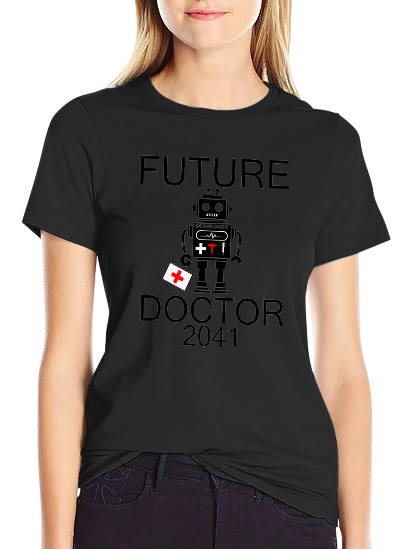 Future Doctor Robot T-Shirt - Medical Student Gift