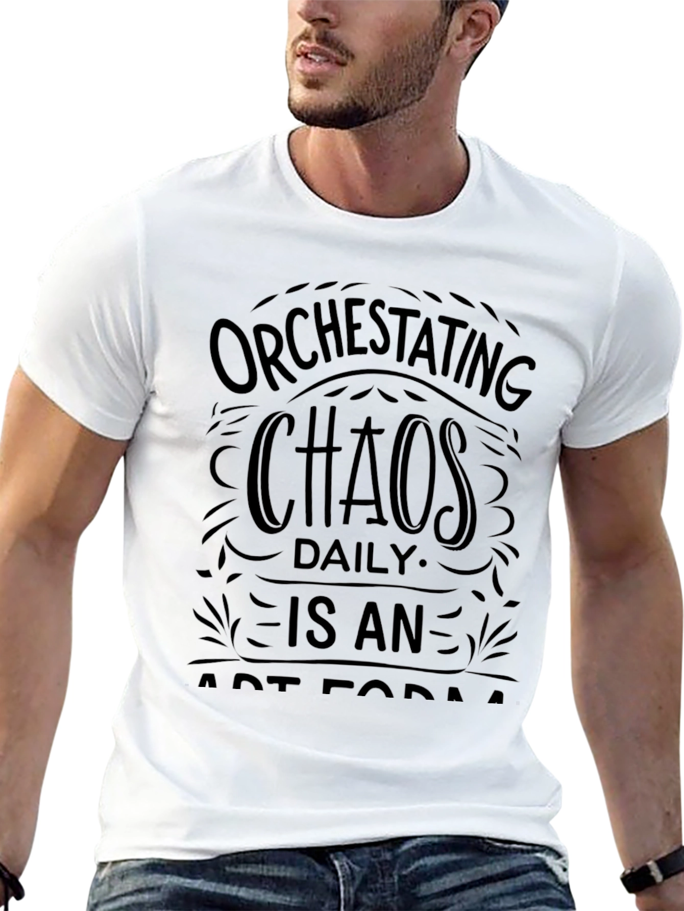 Orchestrating Chaos Daily T-Shirt - Black Graphic Tee