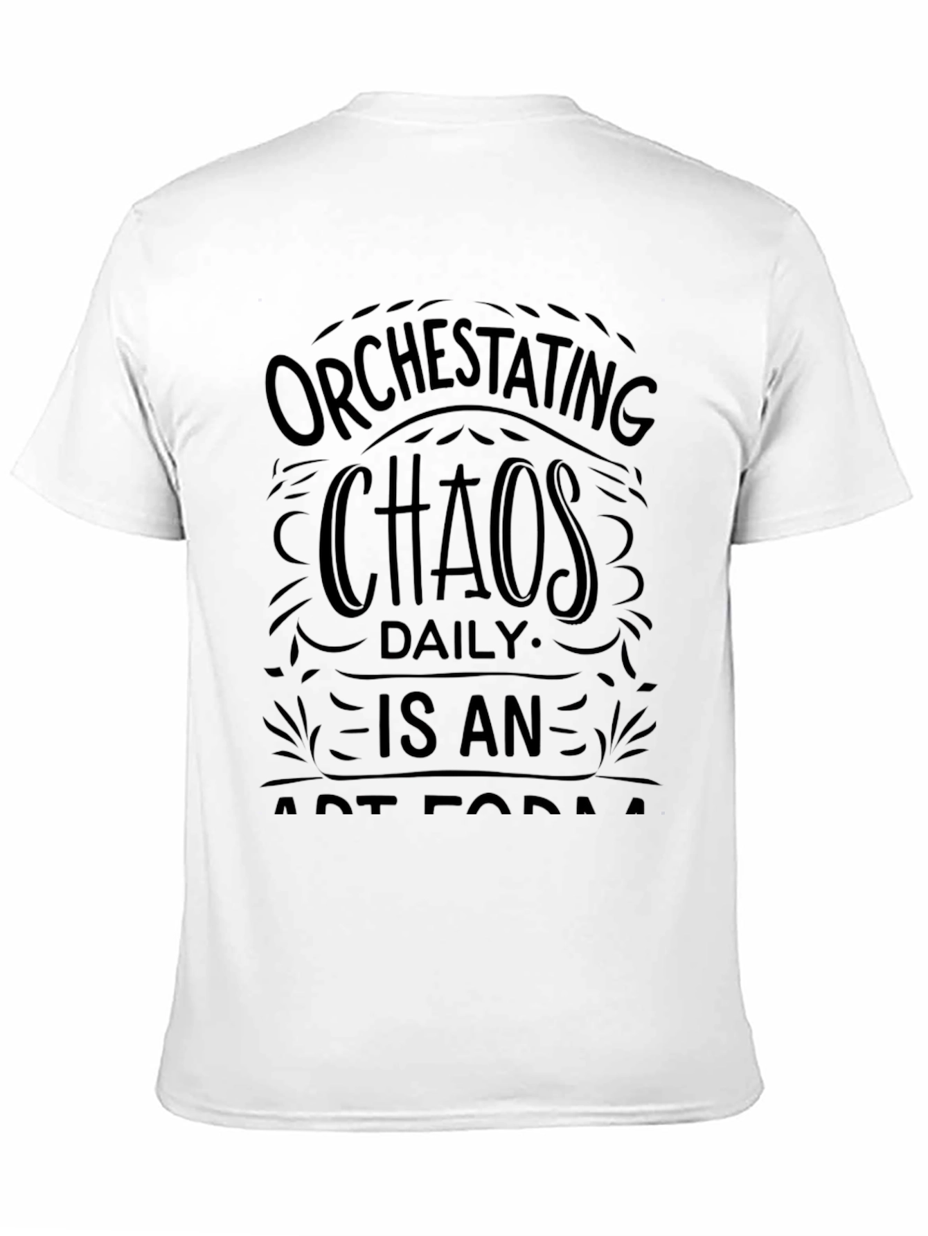Orchestrating Chaos Daily T-Shirt - Black Graphic Tee