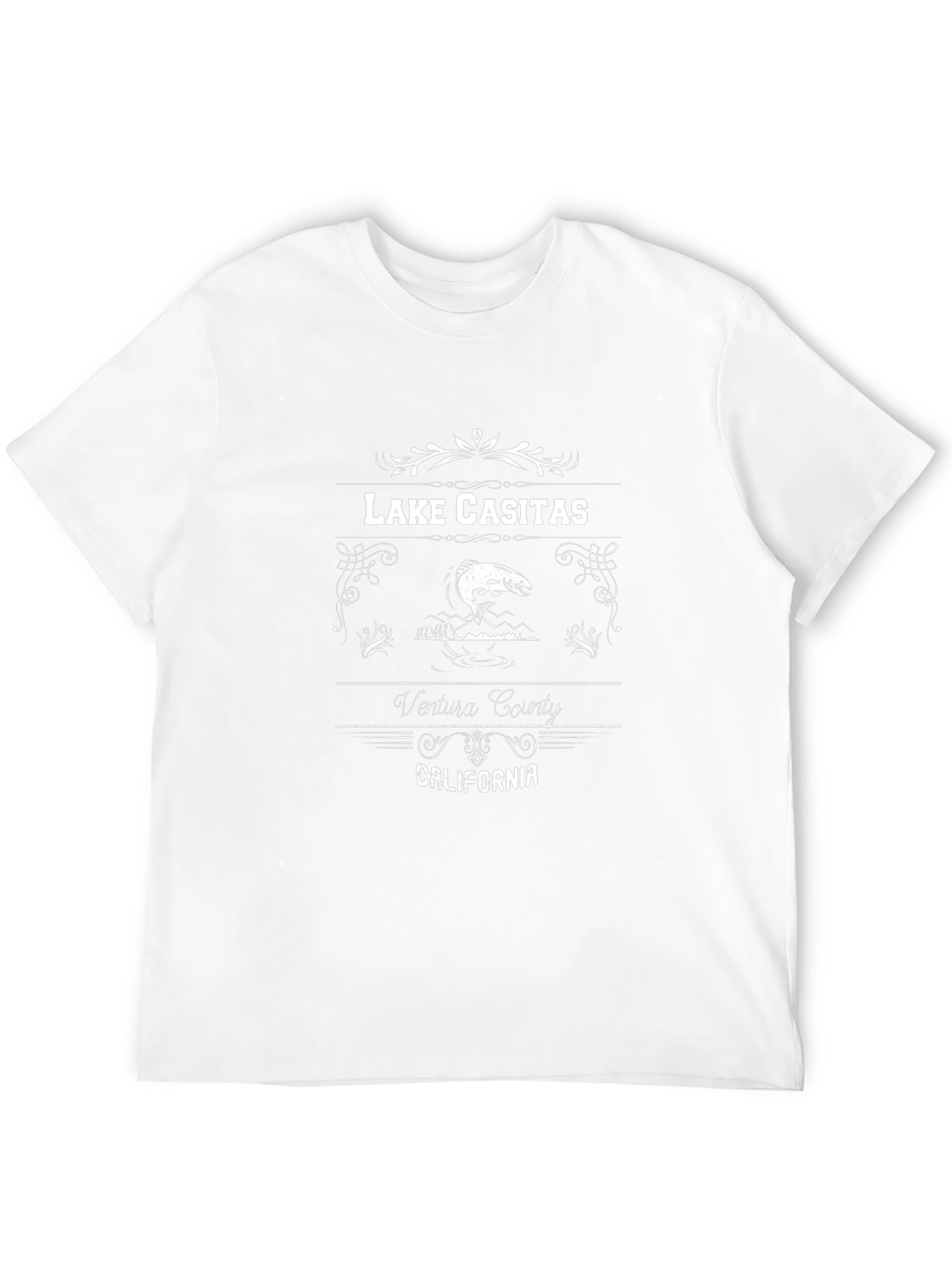 Lake Casitas Fishing Tee - Ventura County CA T-Shirt