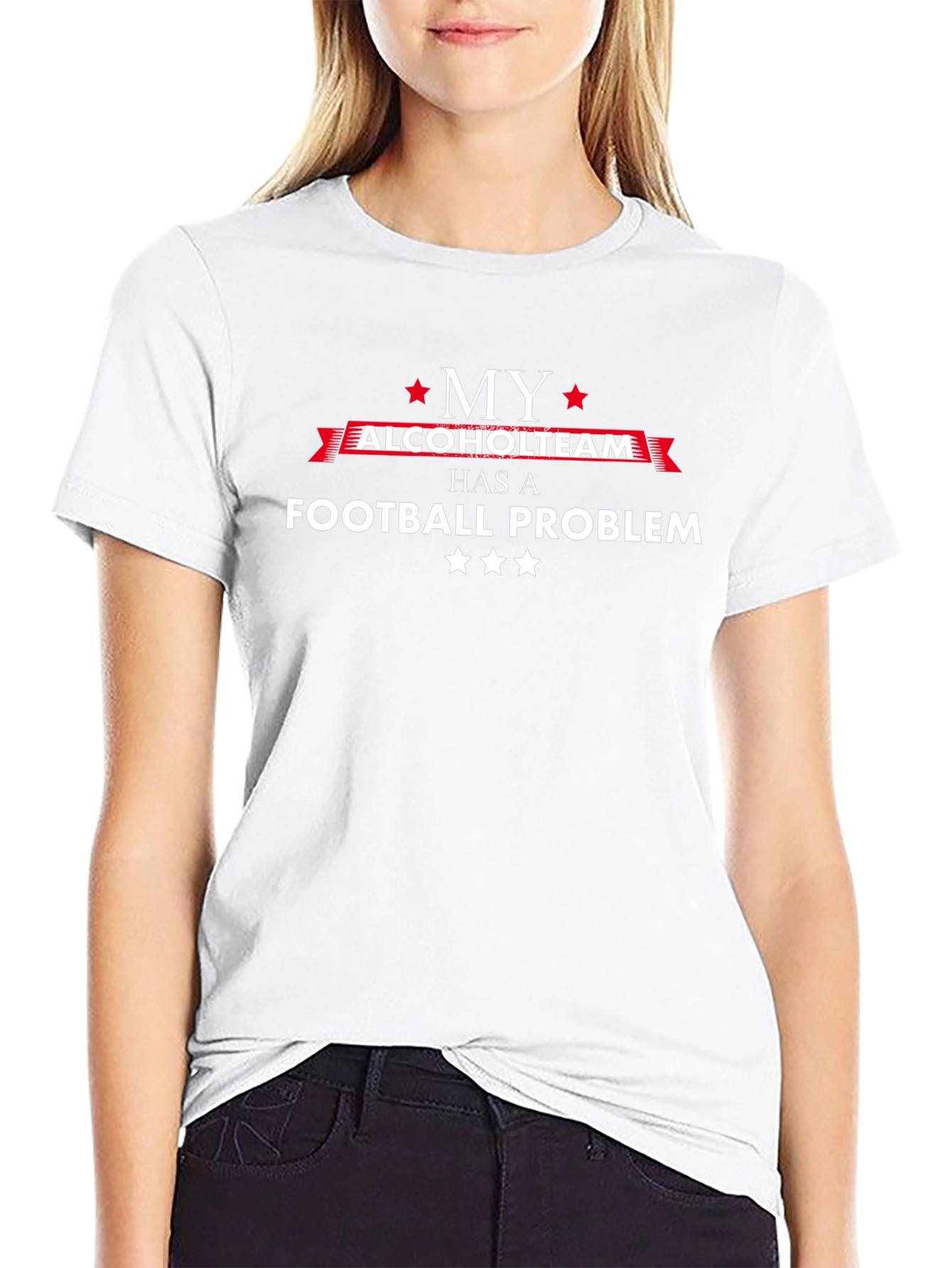 My Alcohol Team Football Problem Graphic T-Shirt