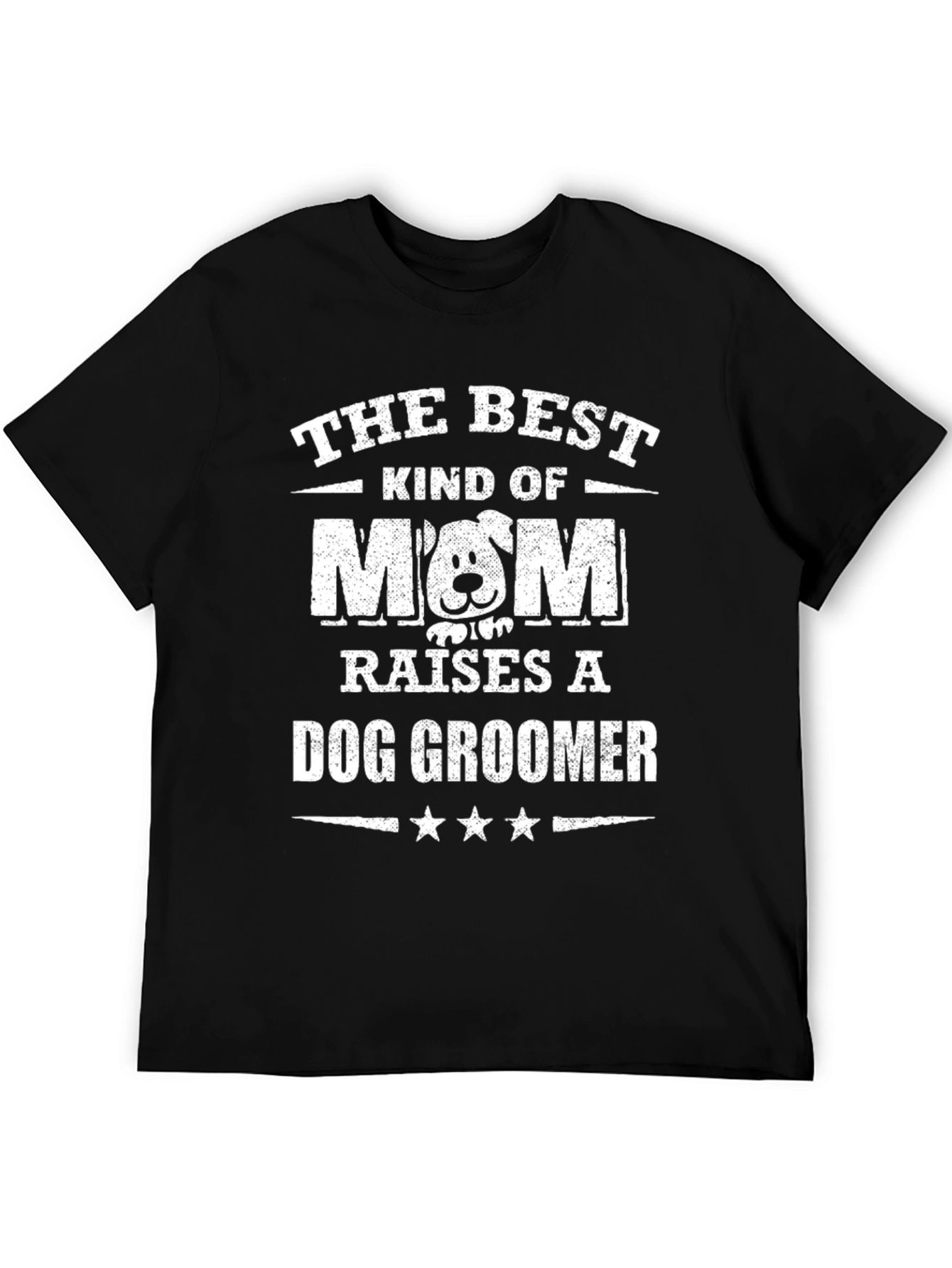 Best Mom Raises a Dog Groomer T-Shirt
