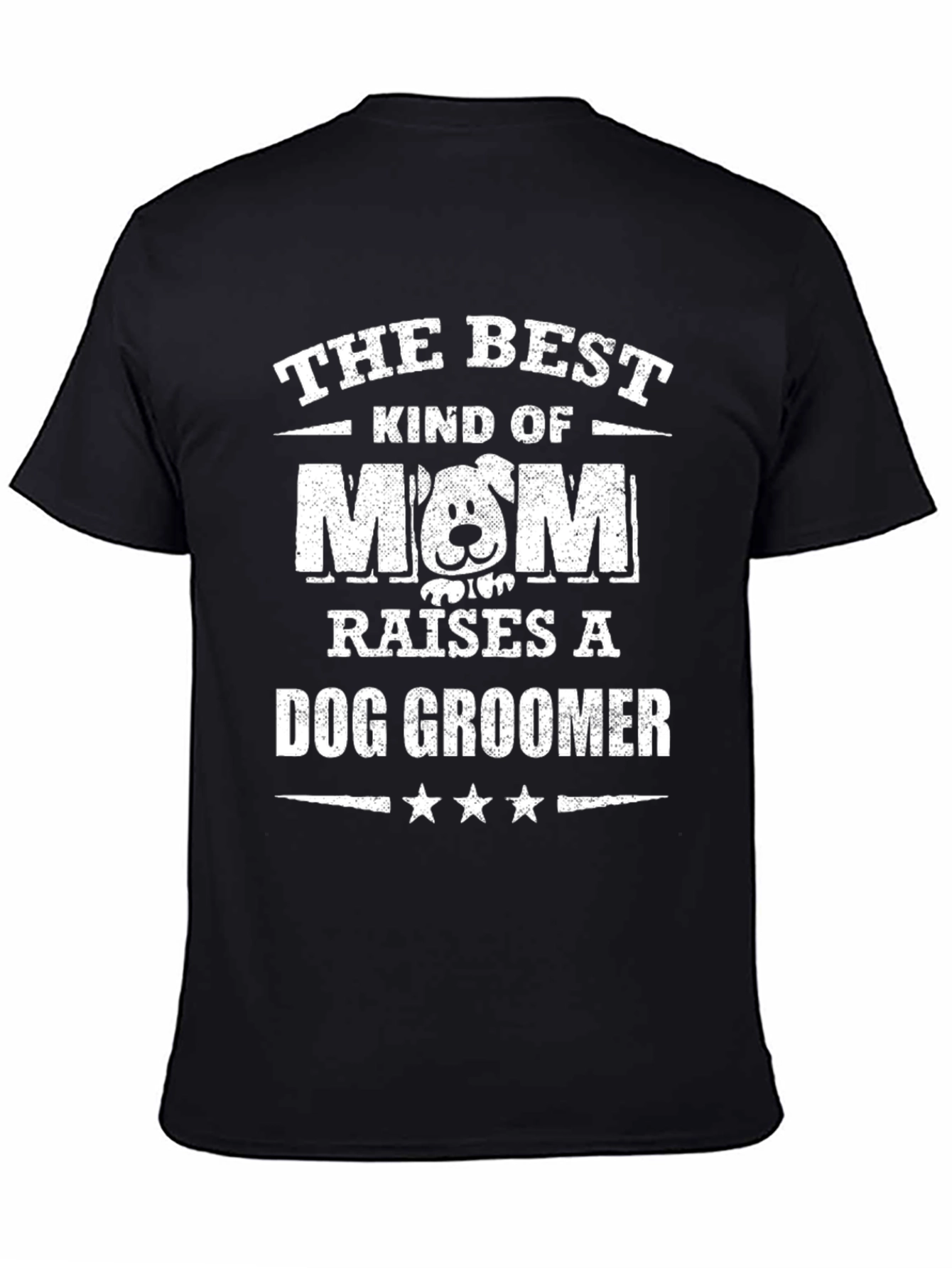 Best Mom Raises a Dog Groomer T-Shirt