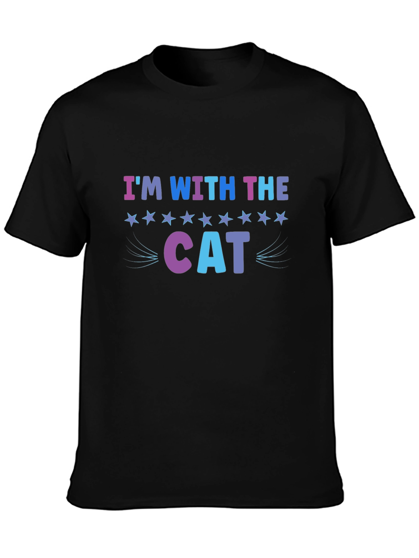 Im With The Cat T-Shirt Starry Design