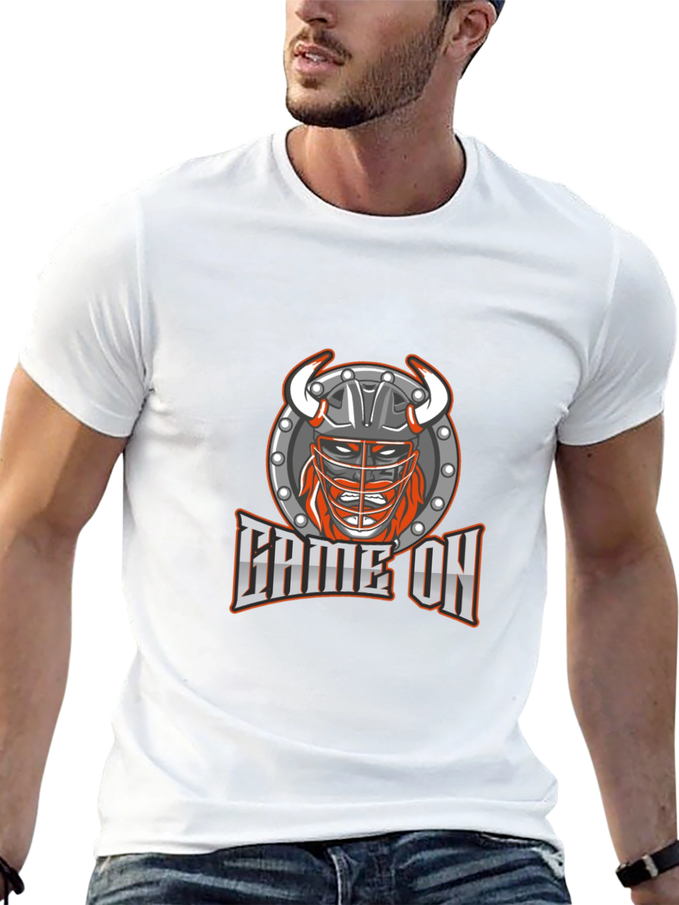 Game On Viking T-Shirt - Black