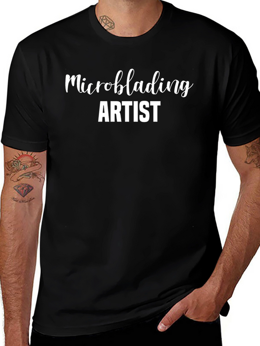 Microblading Artist Black T-Shirt