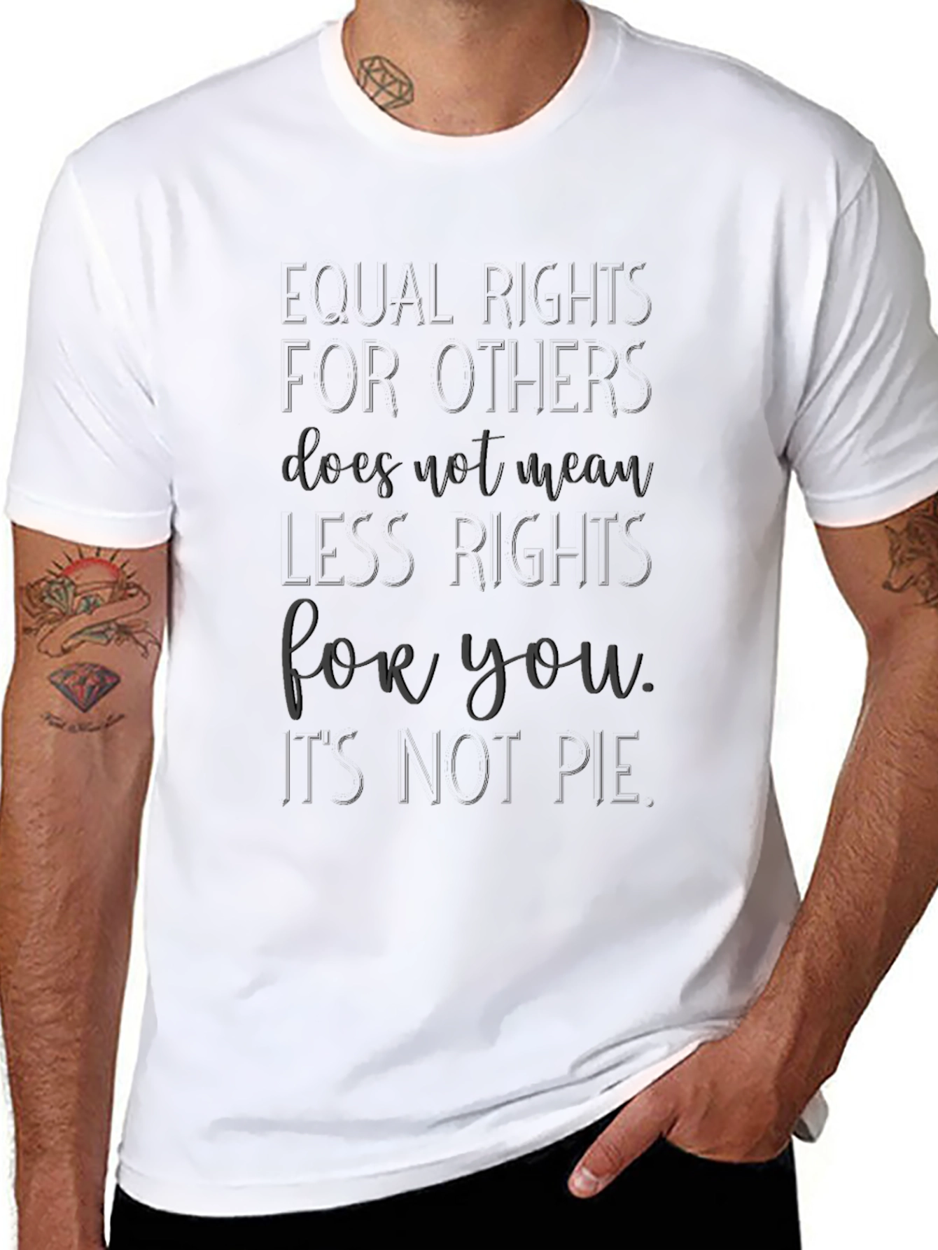 Equal Rights T-Shirt -  Soft Cotton Blend