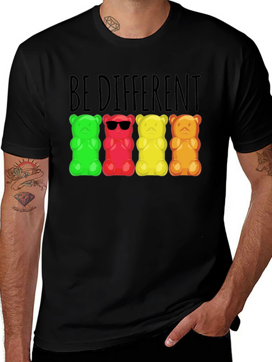Be Different Gummy Bear Graphic Tee