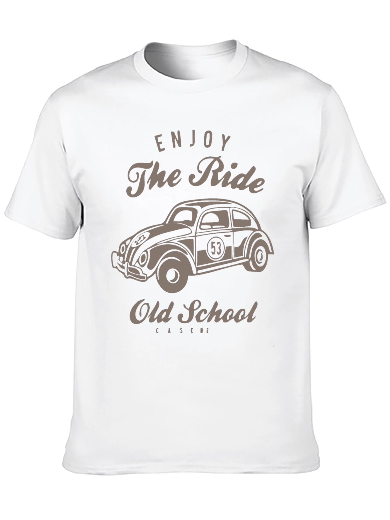 Enjoy The Ride Old School Car Graphic T-Shirt