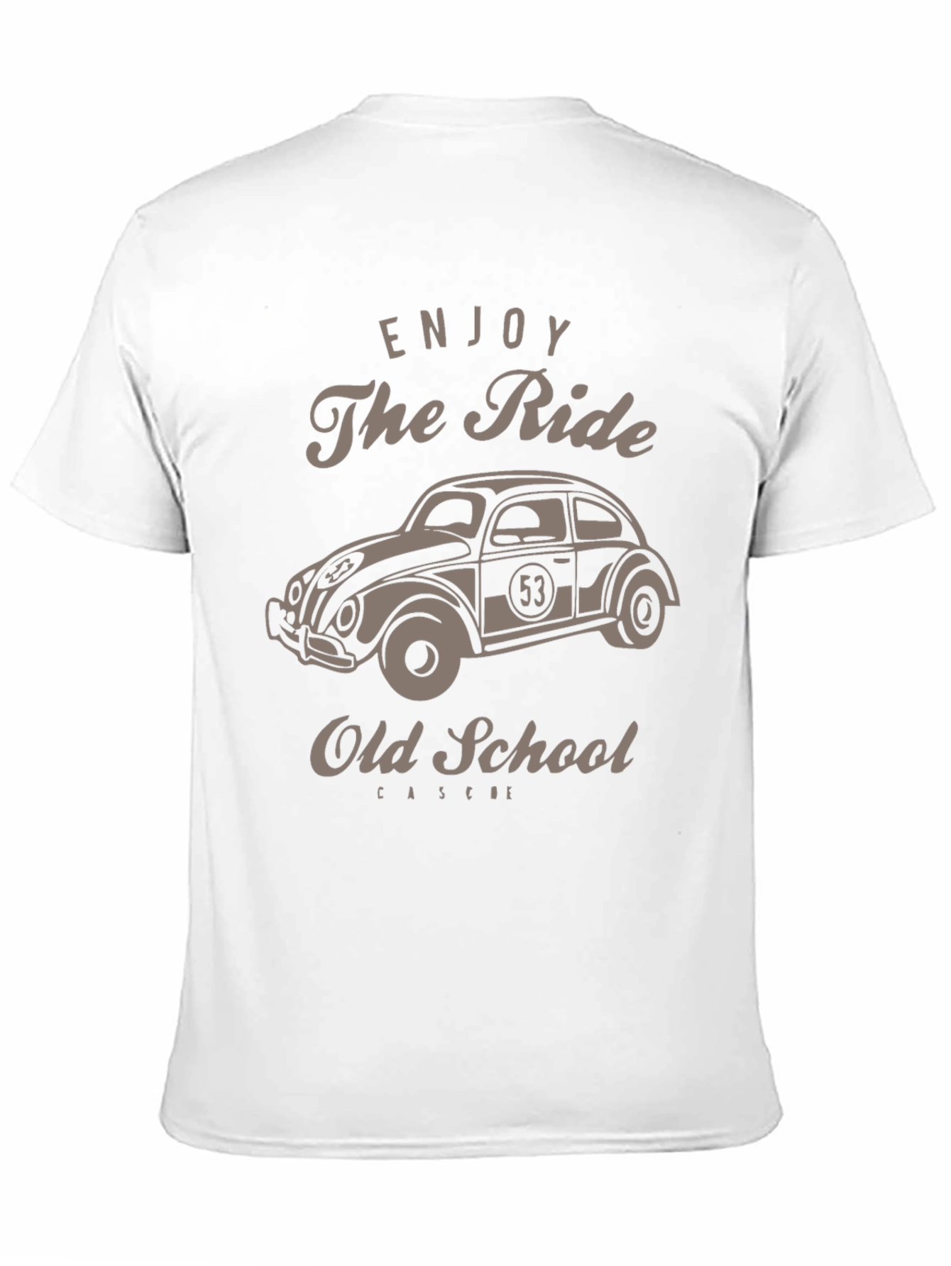 Enjoy The Ride Old School Car Graphic T-Shirt