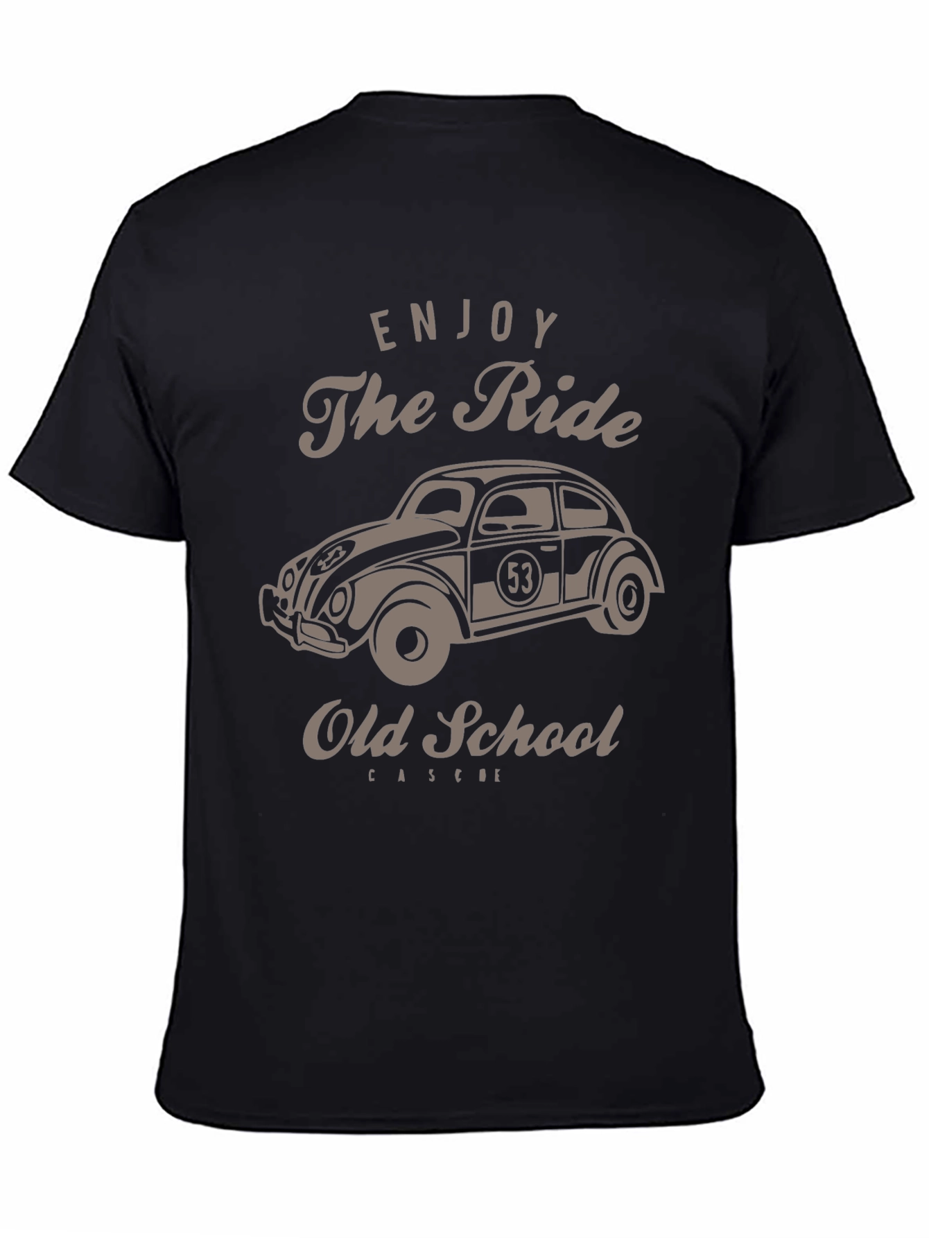 Enjoy The Ride Old School Car Graphic T-Shirt
