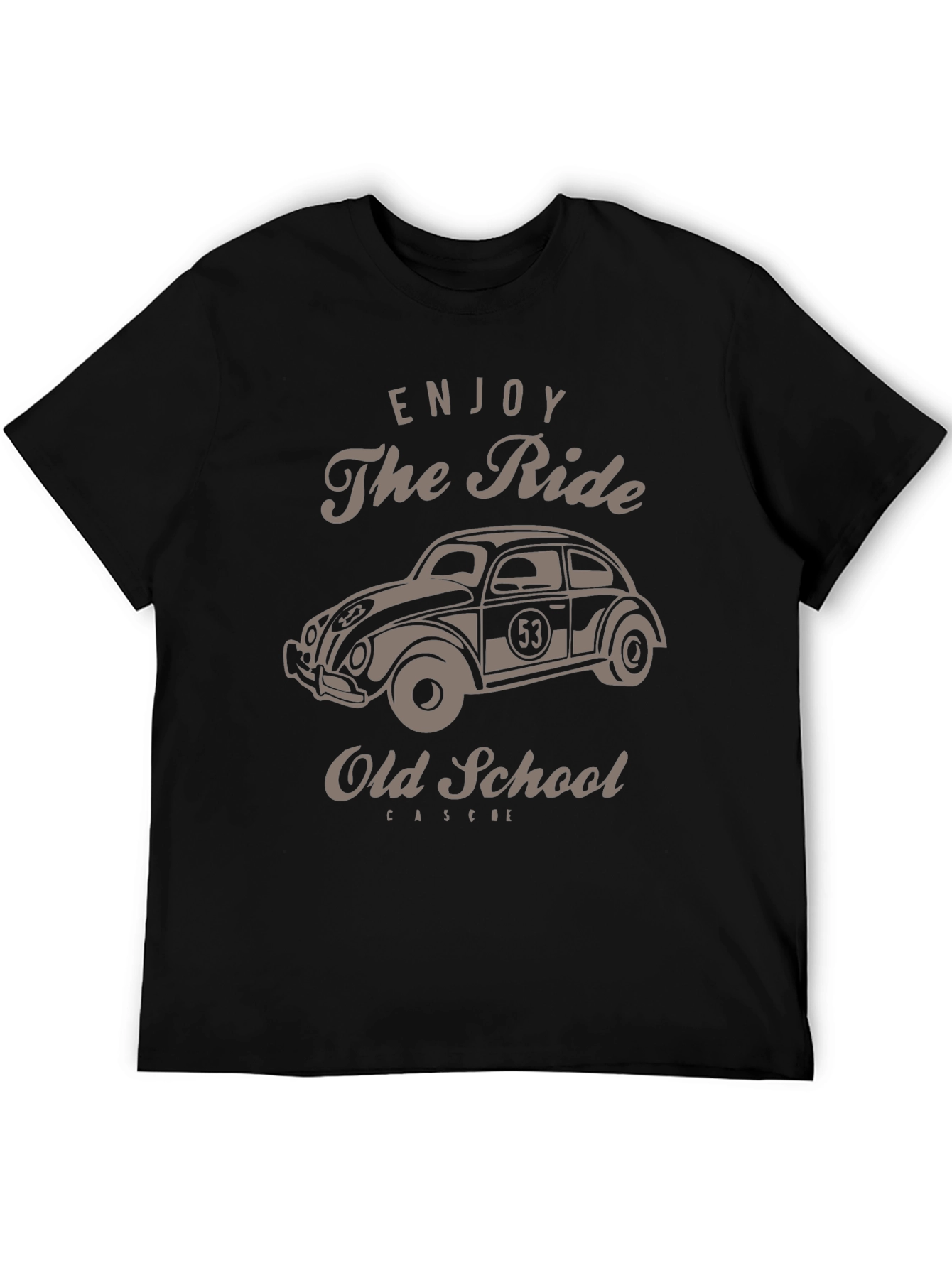 Enjoy The Ride Old School Car Graphic T-Shirt