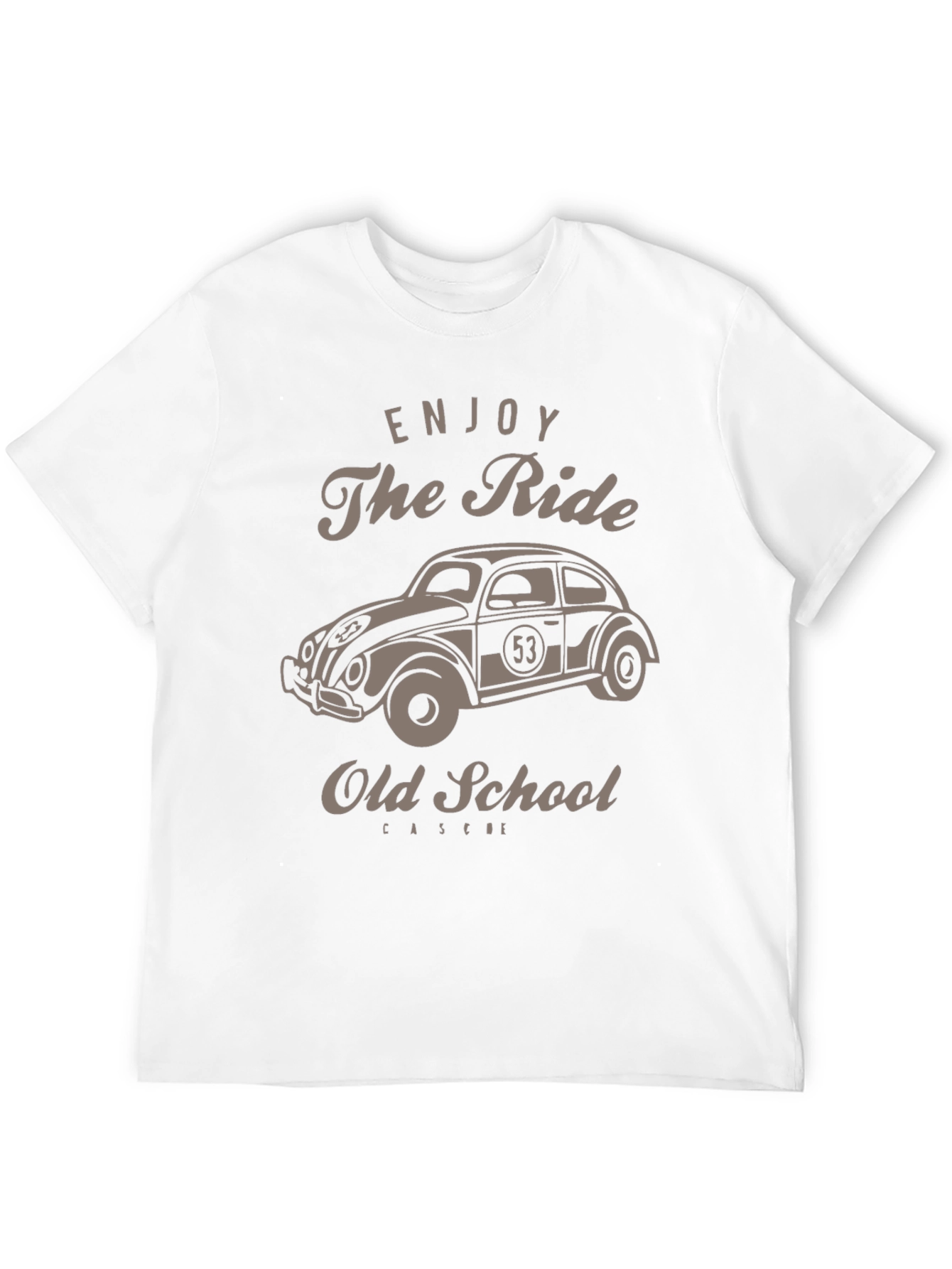 Enjoy The Ride Old School Car Graphic T-Shirt